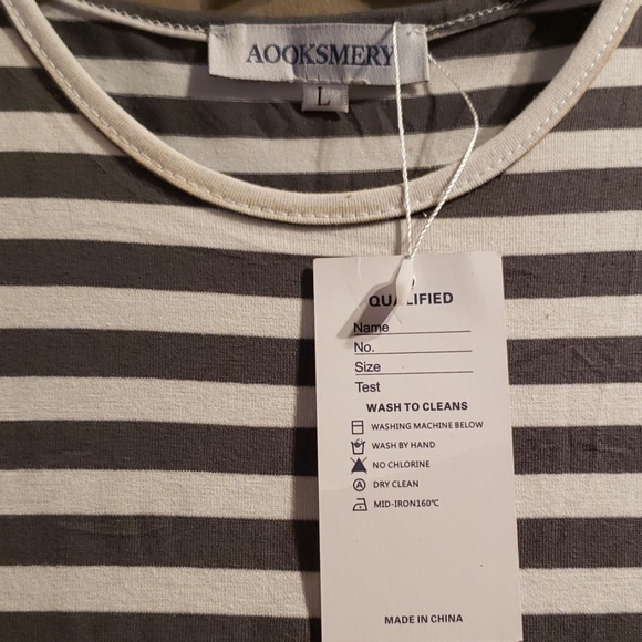 NWT Striped Dress - Picture 4 of 5